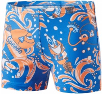 Speedo Solarpop Essential Allover Aquashort Kid Neon Blue/Fluo Orange/White Speedo Solarpop Essential Allover Aquashort Kid Neon Blue/Fluo Orange/White
