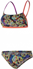 Speedo Psychedelic Fusion 2 Piece Crossback Teen Black/Siren/Diva Speedo Psychedelic Fusion 2 Piece Crossback Teen Black/Siren/Diva