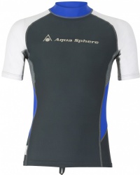 Aqua Sphere Blaze Rash Guard Dark Grey/White