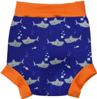 Splash About Happy Nappy Shark Orange