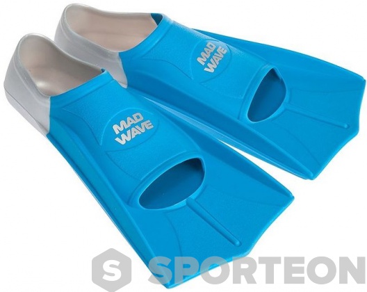 Mad Wave Short Training Fins Blue