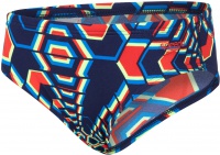 Speedo Allover 6.5cm Brief Boy Navy/Pure Orange/Bright Zest Speedo Allover 6.5cm Brief Boy Navy/Pure Orange/Bright Zest
