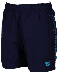 Arena Fundamentals Embroidery Boxer Junior Navy/Turquoise