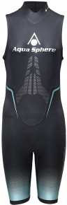 Aqua Sphere Aquaskin Shorty Women Black/Turquoise