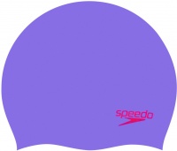 Speedo Plain Moulded Silicone Junior Cap