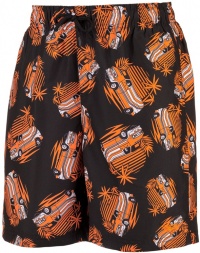 Speedo Printed Leisure 17 Watershort Boy Black/Pure Orange/White Speedo Printed Leisure 17 Watershort Boy Black/Pure Orange/White