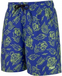 Speedo Printed Leisure 15 Watershort Boy Chroma Blue/Bright Zest Speedo Printed Leisure 15 Watershort Boy Chroma Blue/Bright Zest