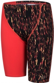 Speedo Fastskin Endurance+ High Waist Jammer Boy Black/Lava Red/Papaya Punch Speedo Fastskin Endurance+ High Waist Jammer Boy Black/Lava Red/Papaya Punch