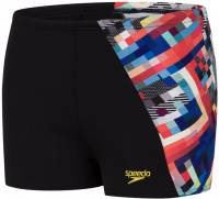 Speedo GlitchCode Digital ALV Aquashort Boy Black/Bondi Blue/Mango/Lava Red Speedo GlitchCode Digital ALV Aquashort Boy Black/Bondi Blue/Mango/Lava Red