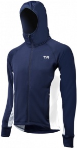 Tyr Male Victory Warm-Up Jacket Navy/White