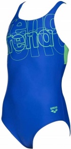 Arena Spotlight Swim Pro Back One Piece Junior Neon Blue/Golf Green Arena Spotlight Swim Pro Back One Piece Junior Neon Blue/Golf Green