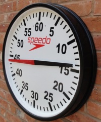 Swimaholic Round Cased Training Clock 700mm Swimaholic Round Cased Training Clock 700mm