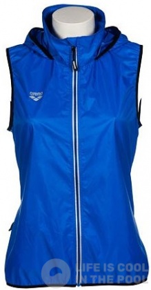 Arena W Gilet Neon Blue/Black