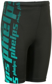 Michael Phelps Jack Jammer Boys Black/Turquoise Michael Phelps Jack Jammer Boys Black/Turquoise