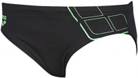 Arena Essentials Brief Junior Black/Golf Green