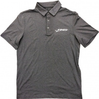 Finis Coaches Polo Unisex Charcoal