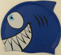BornToSwim Shark Junior Swim Cap