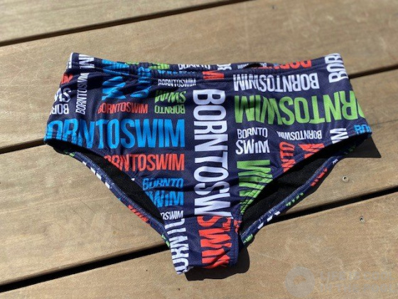 BornToSwim Logo Brief Navy