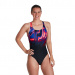 Speedo Placement Digital Powerback Black/Phoenix Red/Blue Flame/Ultraviolet