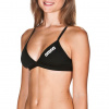 Arena Solid Tie Back Top Black/White