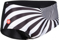 Arena Men Crazy Swim Low Waist Short Placement Black/Multi Arena Men Crazy Swim Low Waist Short Placement Black/Multi