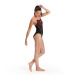 Speedo Medley Logo 1 Piece Black/Siren Red