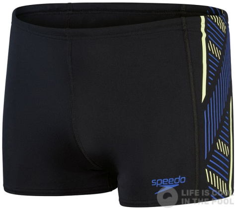 Speedo Tech Panel Aquashort Black/Chroma Blue/Spritz