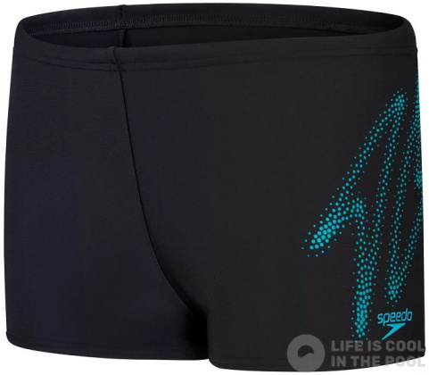 Speedo Hyper Boom Placement Aquashort Boy Black/Bolt