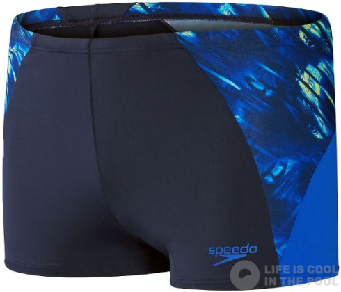 Speedo Eco Endurance+ Splice Aquashort True Navy/Cobalt/Blue/Lemon