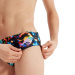 Speedo 6.5cm Digital Allover Brief Boy Black/Hypersonic Blue/Orange/Lumo Green