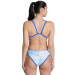 Arena One Dreams Double Cross One Piece Neon Blue/Silver/White