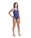 Arena Girls Galactics Swimsuit Swim Pro Back Navy/Blue River