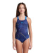 Arena Girls Galactics Swimsuit Swim Pro Back Navy/Blue River