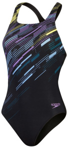 Speedo Digital Printed Medalist Black