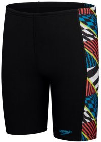 Speedo Digital Panel Jammer Boy Black/White/Watermelon Speedo Digital Panel Jammer Boy Black/White/Watermelon