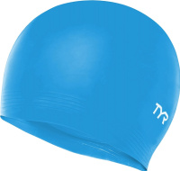 Tyr Latex Swim Cap Blu chiaro