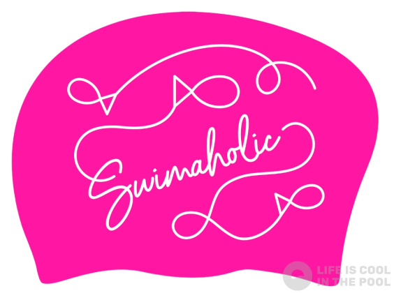 Cappello da nuoto per capelli lunghi Swimaholic Pink Flow Long Hair Cap