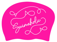 Cappello da nuoto per capelli lunghi Swimaholic Pink Flow Long Hair Cap