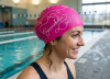 Cappello da nuoto per capelli lunghi Swimaholic Pink Flow Long Hair Cap