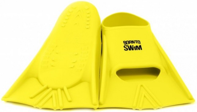 BornToSwim Junior Short Fins Yellow