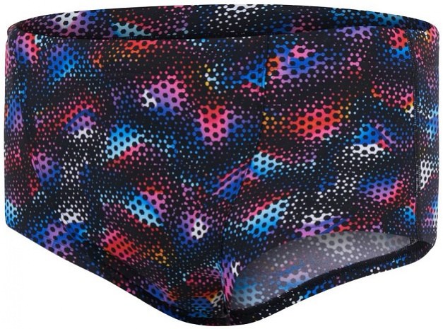 Speedo Kaleidoscope V 17cm Club Training Allover Brief Black/Blue/Light Adriatic/Fluo Tangerine