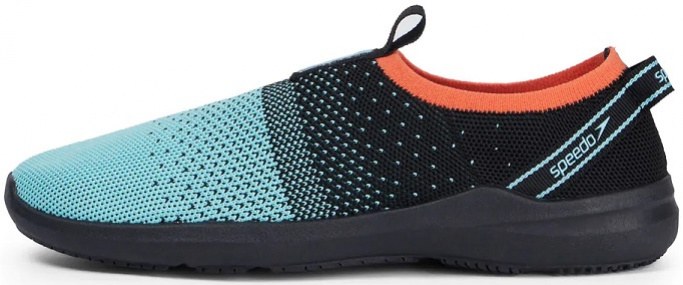 Speedo Surfknit Pro Watershoe Female Black/Aqua Splash