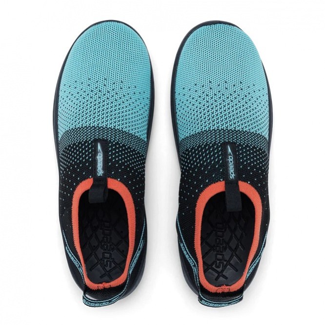 Speedo Surfknit Pro Watershoe Female Black/Aqua Splash