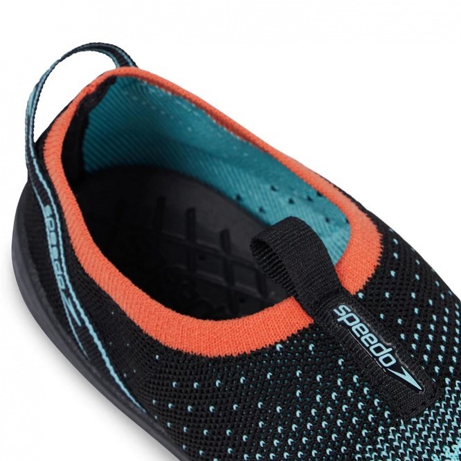 Speedo Surfknit Pro Watershoe Female Black/Aqua Splash