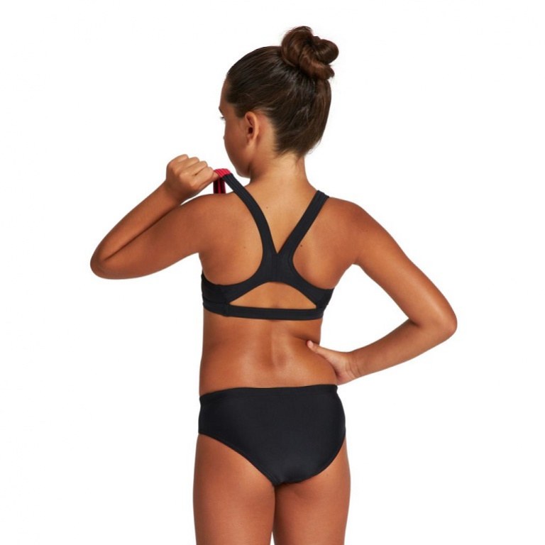 Arena Thrice Two Pieces Junior Black/Anguria/White