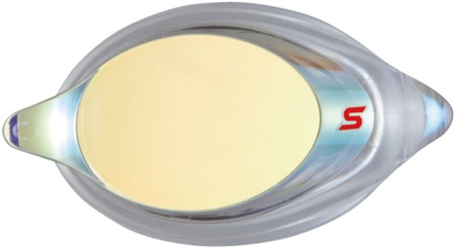 Swans SRXCL-MPAF Mirrored Optic Lens Racing Clear/Yellow