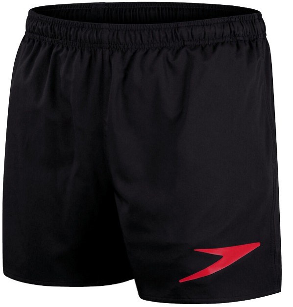 Speedo Sport Logo 16 Watershort Black/Fed Red