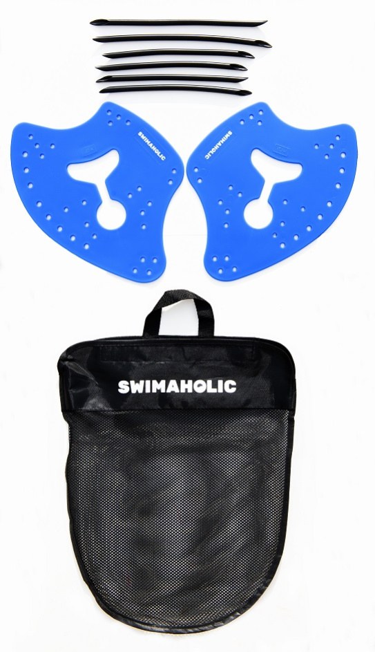 Zampe nuotatrici Swimaholic Strength Paddles Blue