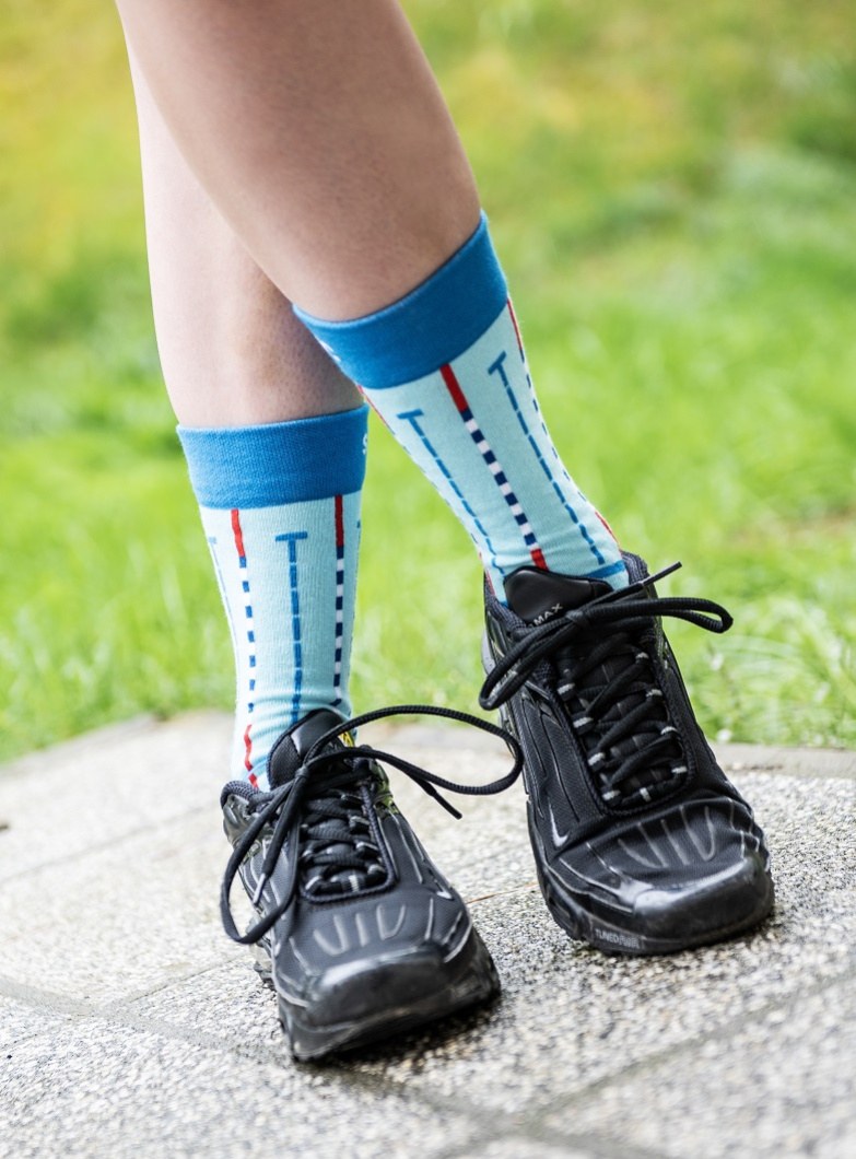 Calzini Swimaholic Socks Swimming Lane