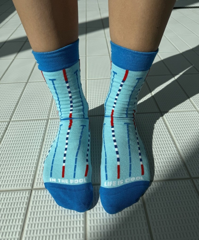 Calzini Swimaholic Socks Swimming Lane